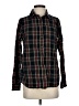 L.L.Bean Plaid Black Long Sleeve Button-Down Shirt Size XS - photo 1