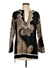 BCBGMAXAZRIA 100% Silk Black Blouse Size S - photo 1