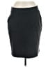 Ann Taylor LOFT Solid Gray Black Casual Skirt Size M - photo 1