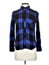 Rails 100% Rayon Plaid Blue Long Sleeve Button-Down Shirt Size XS - photo 1