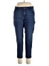 Cj Banks Solid Blue Jeans Size 14 - photo 1