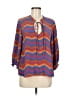 Bianca Coletti Blue 3/4 Sleeve Blouse Size M - photo 1