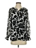 Unbranded Silver Long Sleeve Blouse Size S - photo 1