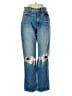 Baldwin Denim 100% Cotton Hearts Blue Jeans Size 24 waist - photo 1