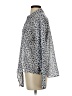 J.Jill Animal Print Blue Long Sleeve Blouse Size S - photo 5