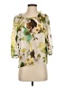 Leifsdottir 100% Silk Ivory 3/4 Sleeve Silk Top Size 0 - photo 1