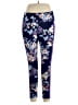 rise Floral Blue Active Pants Size XL - photo 1