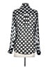 Express 100% Polyester Polka Dots Silver Long Sleeve Blouse Size XS - photo 2