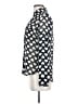 Express 100% Polyester Polka Dots Silver Long Sleeve Blouse Size XS - photo 5