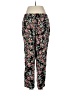 Jessica Simpson 100% Viscose Floral Black Casual Pants Size M - photo 2
