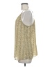 CAbi 100% Polyester Yellow Sleeveless Blouse Size M - photo 5