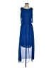 Robert Louis 100% Polyester Blue Casual Dress Size S - photo 1