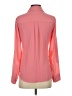 Express Outlet 100% Polyester Color Block Pink Long Sleeve Blouse Size XS - photo 2