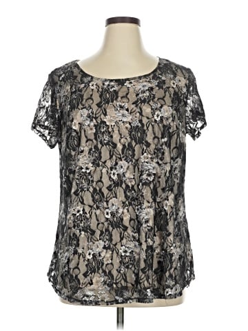 Adiva Short Sleeve Blouse (view 1)
