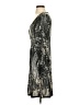 Dots Graphic Gray Cocktail Dress Size S - photo 5