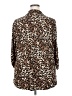 Emily Daniels Animal Print Brown 3/4 Sleeve Blouse Size 2X - photo 2