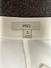 M&S Solid Ivory Casual Pants Size 14 - photo 4