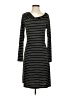 ICE Stripes Black Casual Dress Size 2 - photo 1