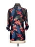 Tommy Bahama Floral Blue 3/4 Sleeve Blouse Size P (petite) - photo 2