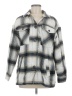Love Tree Plaid Gray Jacket Size M - photo 1
