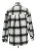 Love Tree Plaid Gray Jacket Size M - photo 2
