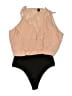 Shein 100% Polyester Tan Bodysuit Size XL - photo 1