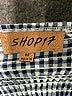 Shop17 100% Polyester Silver Short Sleeve Blouse Size M - photo 7