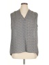 Laundry by Shelli Segal 100% Polyester Gray Sleeveless Blouse Size XL - photo 1