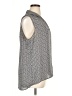 Laundry by Shelli Segal 100% Polyester Gray Sleeveless Blouse Size XL - photo 4