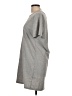 Hyfve Solid Gray Casual Dress Size L - photo 5