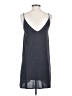 Talula Solid Gray Casual Dress Size XS - photo 2