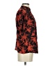Caballero Print Red Short Sleeve Blouse Size S - photo 4