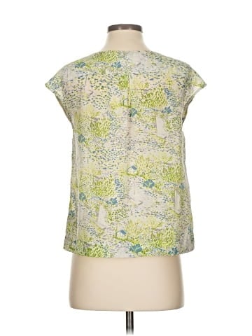 We Love Vera Short Sleeve Silk Top (view 2)