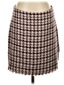 BCBGeneration 100% Polyester Houndstooth Brown Casual Skirt Size 0 - photo 1