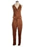 YFB Solid Brown Jumpsuit Size S - photo 1