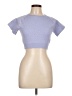 Unbranded Blue Short Sleeve Turtleneck Size L - photo 1