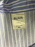 Blair Stripes Blue 3/4 Sleeve Button-Down Shirt Size 4X - photo 7