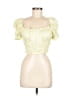 Zara Yellow Short Sleeve Top Size M - photo 1