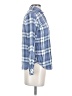 Rails 100% Rayon Plaid Blue Long Sleeve Button-Down Shirt Size S - photo 4