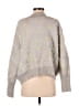 By Anthropologie Floral Gray Pullover Sweater Size XS - photo 2