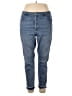 Ann Taylor LOFT Argyle Blue Jeans Size 34 waist - photo 1