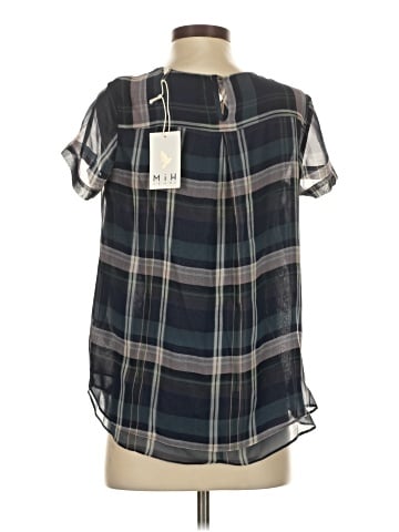 MiH Short Sleeve Silk Top (view 2)