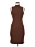 No Comment Solid Brown Casual Dress Size M - photo 1