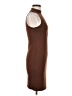 No Comment Solid Brown Casual Dress Size M - photo 4