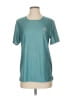 Adidas 100% Polyester Chevron-herringbone Teal Active T-Shirt Size S - photo 1