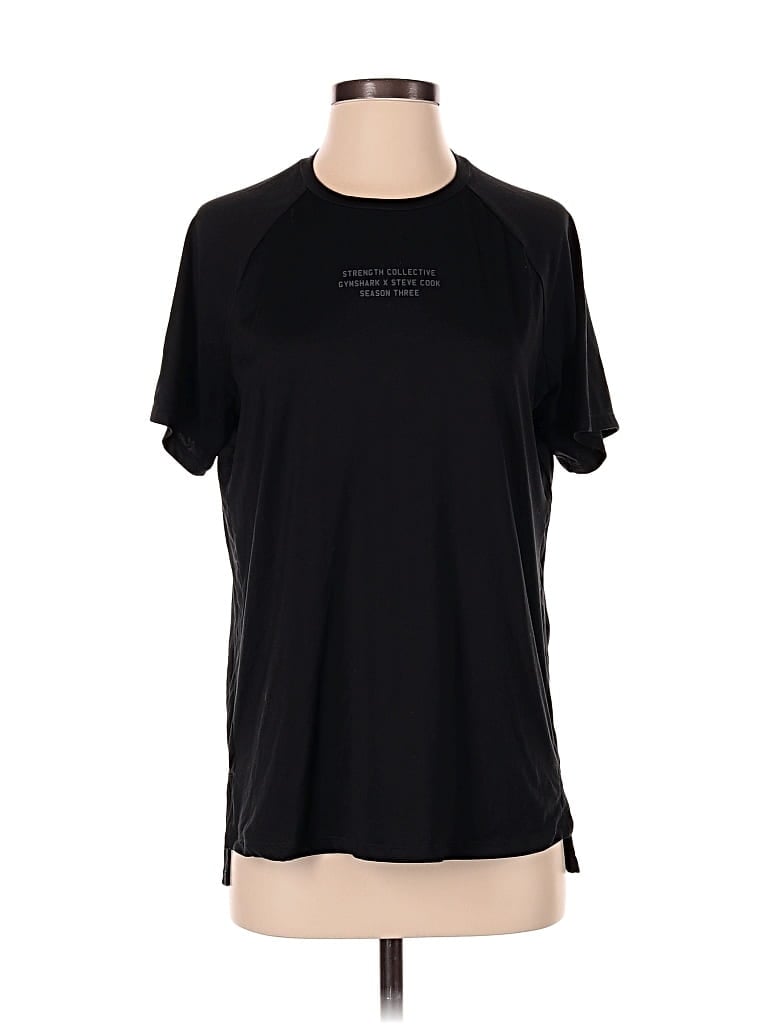 Pre-owned Gymshark Active T-shirt In Black