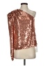 Mac Duggal 100% Polyester Gold Pink Long Sleeve Blouse Size 4 - photo 1