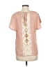 Forever 21 100% Rayon Pink Short Sleeve Blouse Size M - photo 2