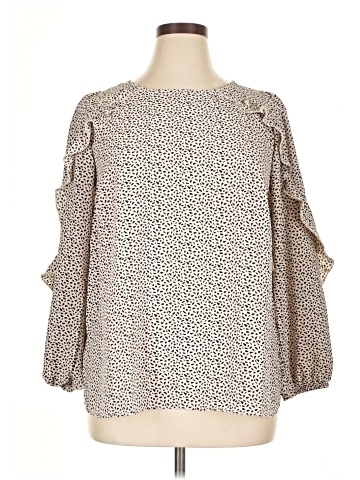 Kiyonna 3/4 Sleeve Blouse (view 1)