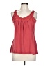 Trucco 100% Cotton Red Sleeveless Top Size EU 42 / US 12 - photo 1